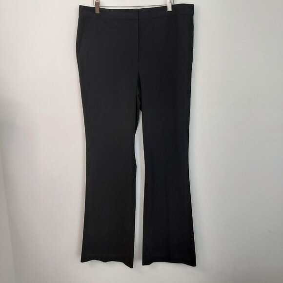 Ann Taylor High Rise Straight Leg Tall black Trousers Size 18T - Picture 5 of 11
